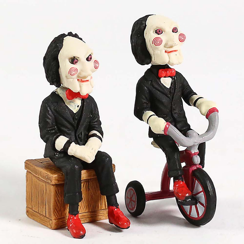 Horror Movie Saw Billy Mini Action Figure Model Toy 2pcs 5cm