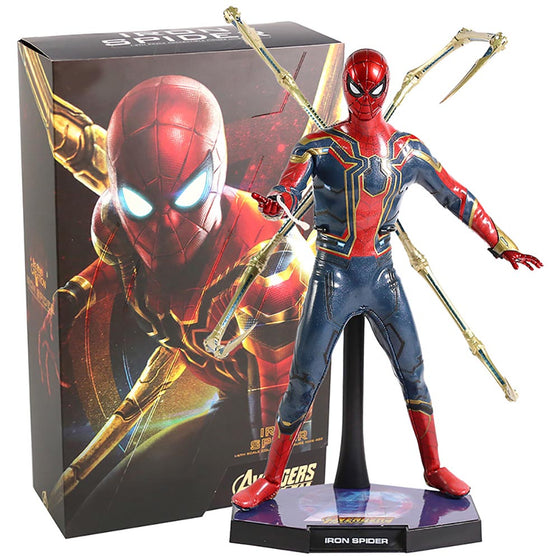 Hot Toys Avengers Infinity War Iron Spiderman Peter Parker Action Figure 30cm