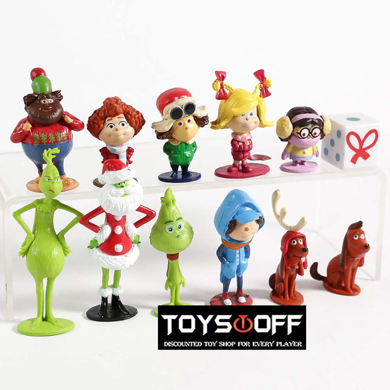 How The Grinch Stole Christmas Action Figure Model Toy 12pcs