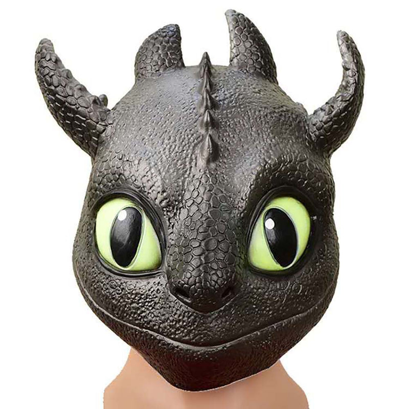 How To Train Your Dragon Toothless Mask Halloween Cosplay Head Prop