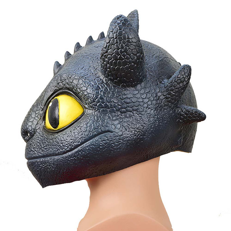 How To Train Your Dragon Toothless Mask Halloween Cosplay Head Prop