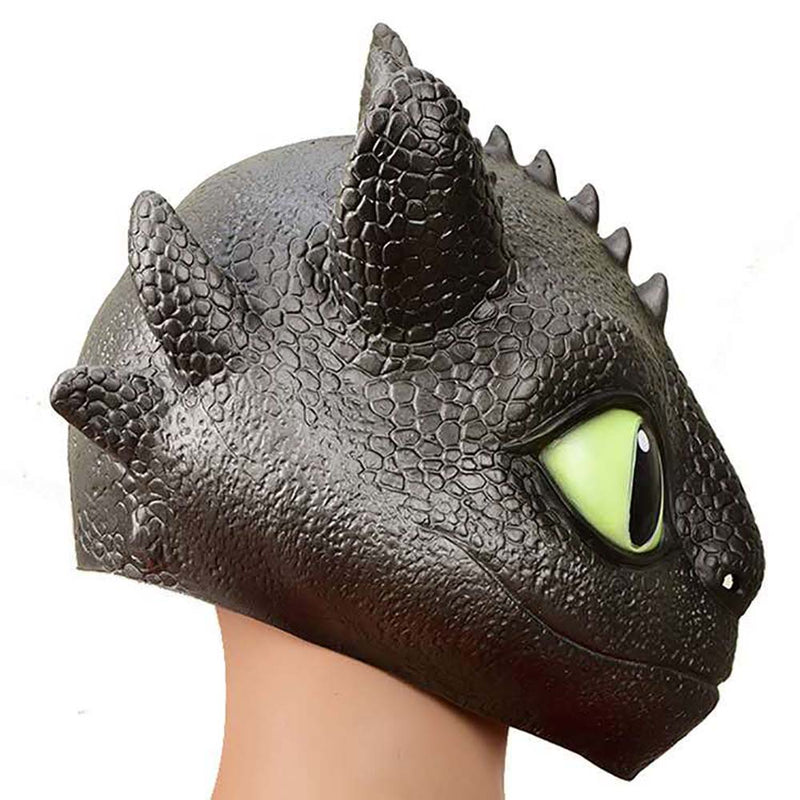 How To Train Your Dragon Toothless Mask Halloween Cosplay Head Prop