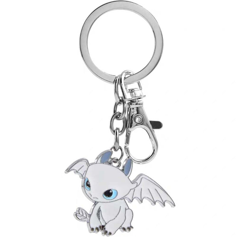 How To Train Your Dragon Toothless Night Fury  Stainless Steel Dragons Keychain - Toysoff.com