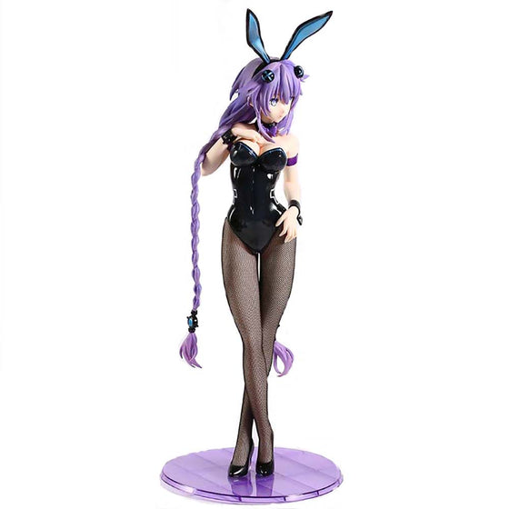 Hyperdimension Neptunia Purple Heart Bunny Action Figure Collectible Model Toy 43cm