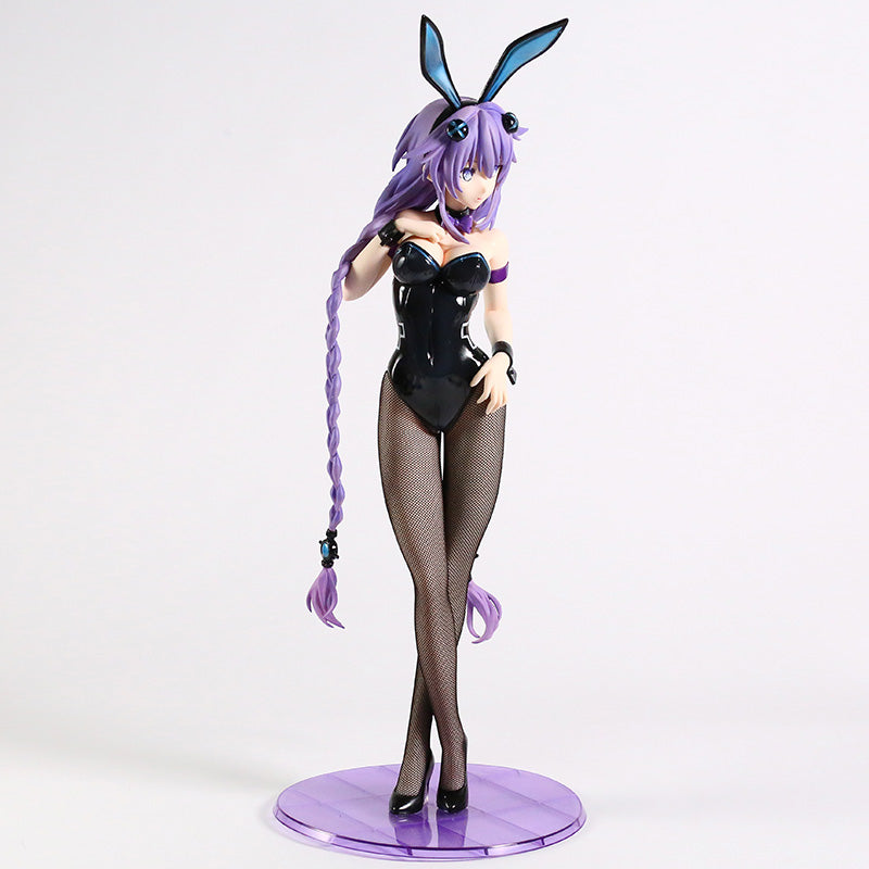 Hyperdimension Neptunia Purple Heart Bunny Action Figure Collectible Model Toy 43cm