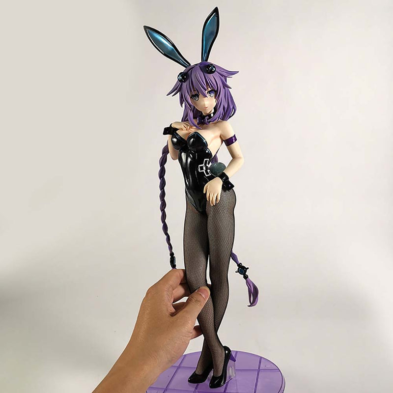 Hyperdimension Neptunia Purple Heart Bunny Action Figure Collectible Model Toy 43cm