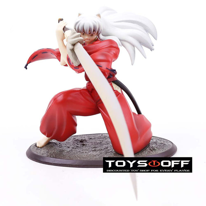 Inuyasha Fighting Ver Iron Broken Tooth Ver Action Figure Toy 19cm