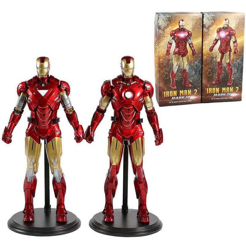 Iron Man 2 MK4 MK6 Action Figure Collectible Model Toy 30cm