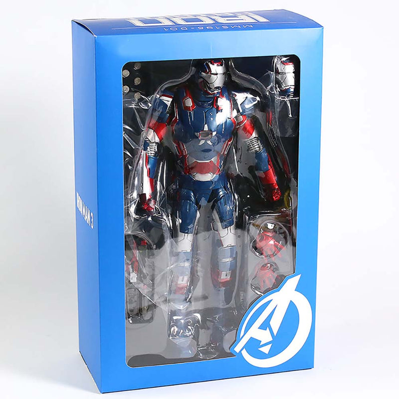 Iron Man 3 Iron Patriot Action Figure with LED Light 32cm