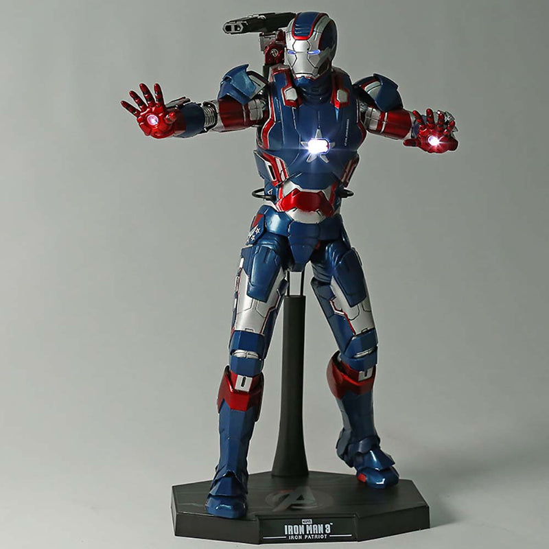 Iron Man 3 Iron Patriot Action Figure with LED Light 32cm