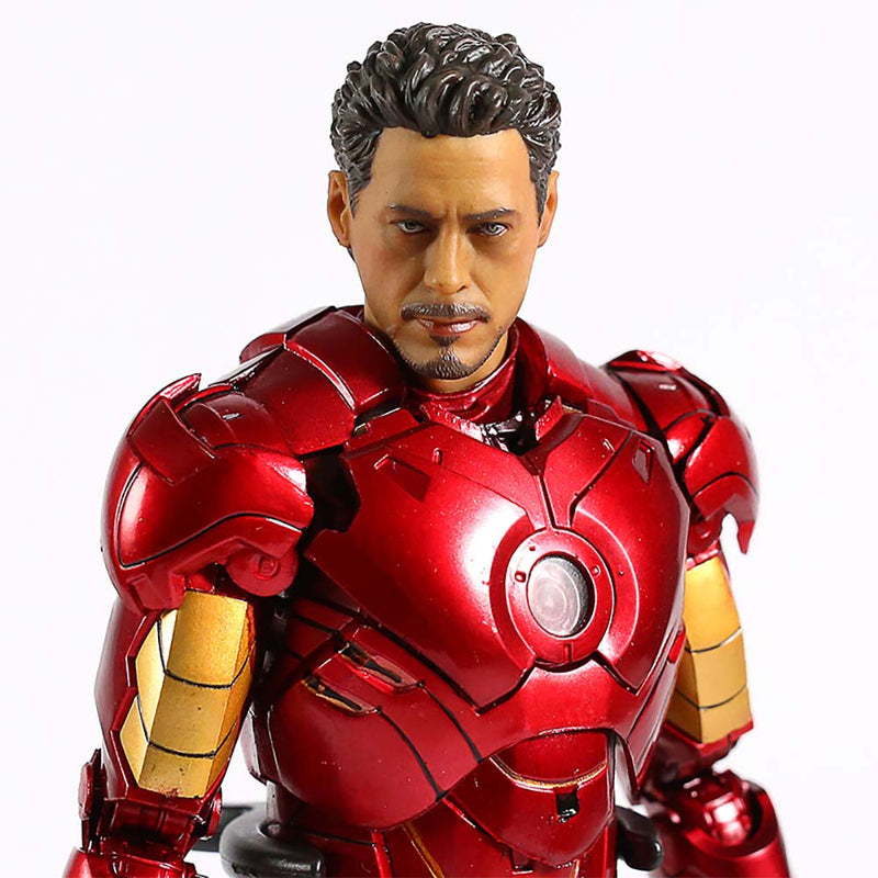 Iron Man Mark IV Collectible Figure Model Toy With LED Light 31.5CM - Toysoff.com