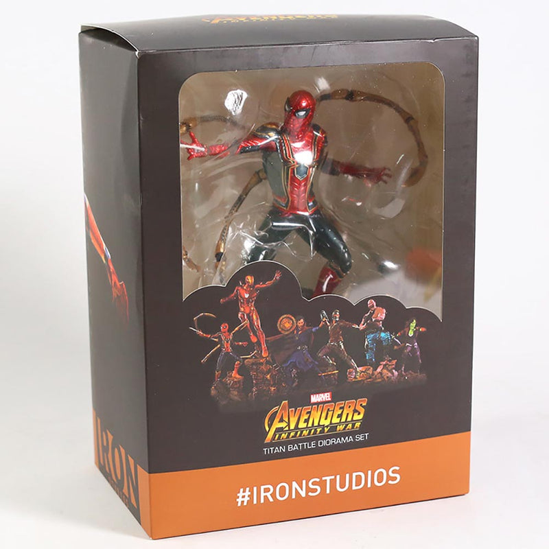 Iron Studios Battle Diorama Iron Spider Action Figure Toy 23cm