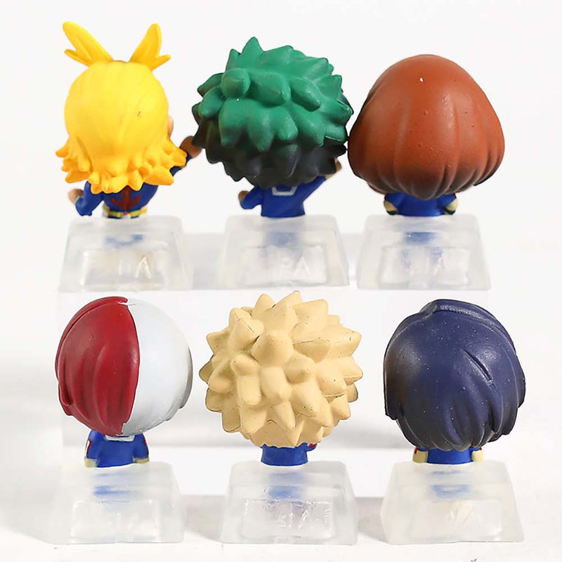 Izuku Midoriya Bakugou Katsuki Todoroki Shoto All Might Ochaco Uraraka Action Figure 6pcs