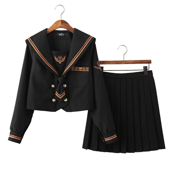 JK Uniform Bad Girl Long Sleeve Shirt and Skirt Suit