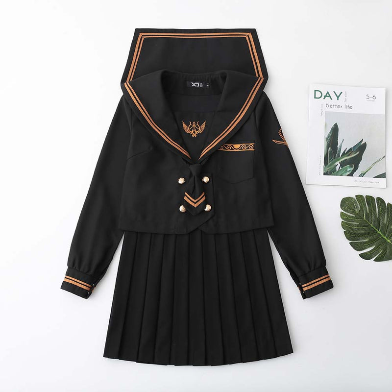 JK Uniform Bad Girl Long Sleeve Shirt and Skirt Suit