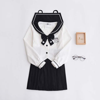 JK Uniform Cute Style Long Sleeve Shirt and Skirt Suit