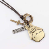 Japan Miyazaki Totoro Necklace Cartoon Animal Anime Accessories Retro Literary Pendant - Toysoff.com