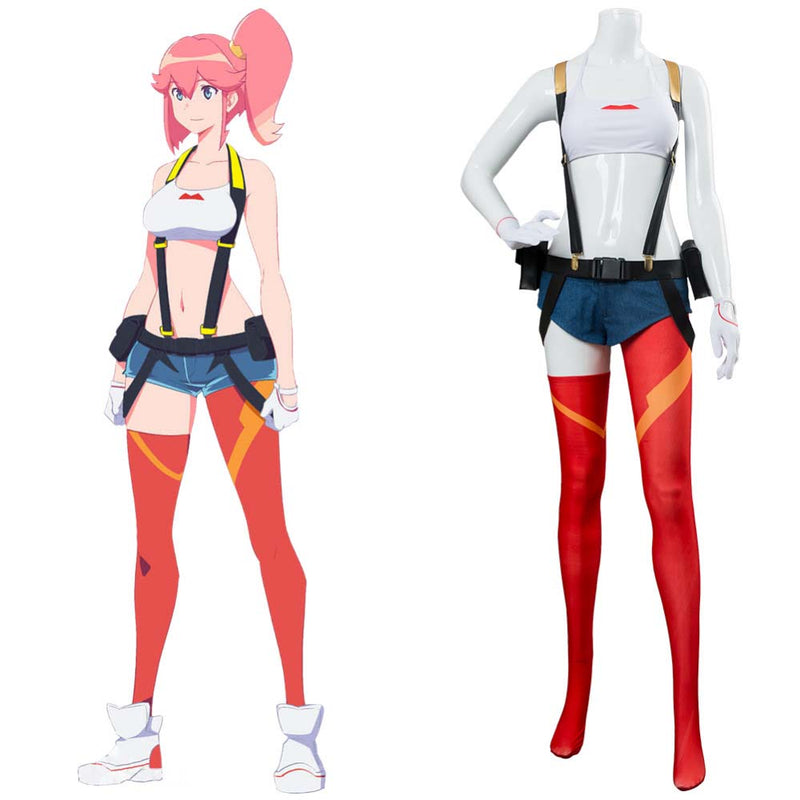 Japan New PROMARE Aina Ardebit Halloween Carnival Sexy Cosplay Costume