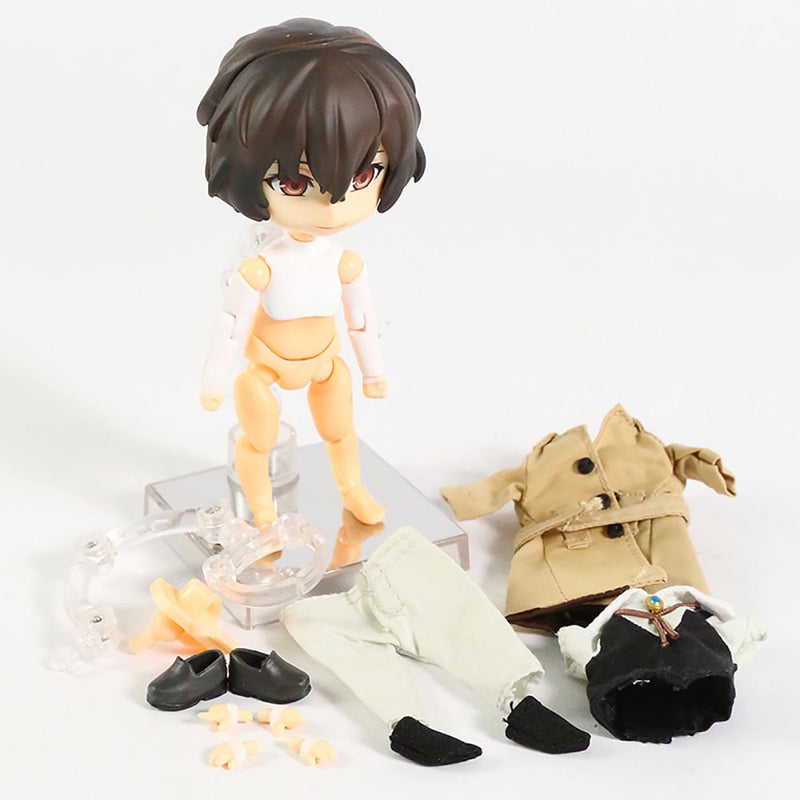 Japan Osamu Dazai Q Version Action Figure Collectible Model Toy 14cm