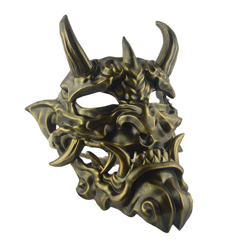 Japanese Hannya Mask Horror Devil Cosplay Prop Art Craft Ornament