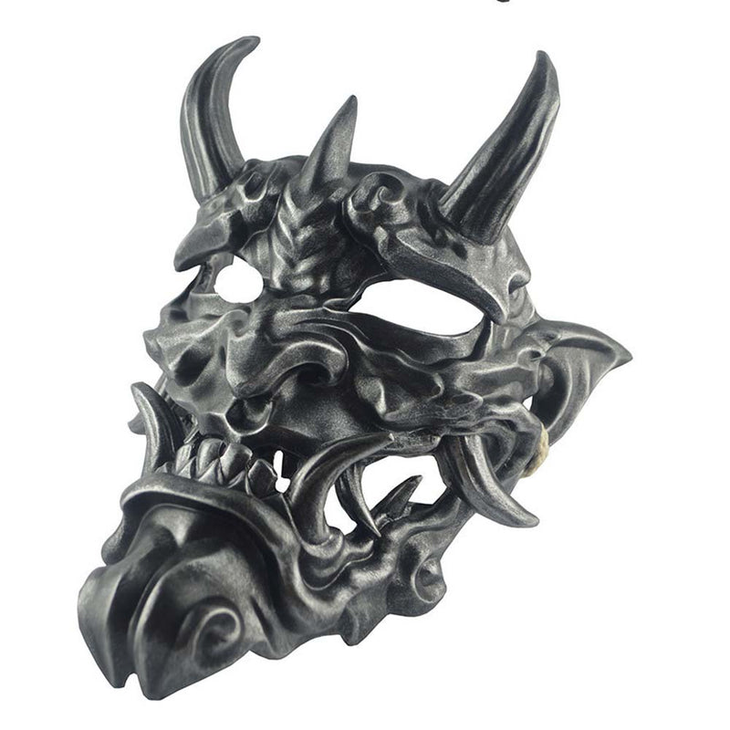 Japanese Hannya Mask Horror Devil Cosplay Prop Art Craft Ornament