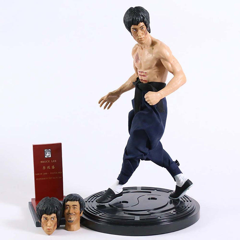 Jeet Kune Do Bruce Lee Action Figure Model Toy 32cm