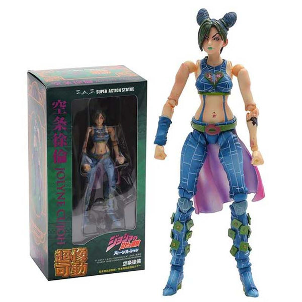 JoJo s Bizarre Adventure Jolyne Cujoh Action Figure Toy 14cm