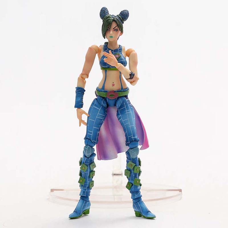 JoJo s Bizarre Adventure Jolyne Cujoh Action Figure Toy 14cm