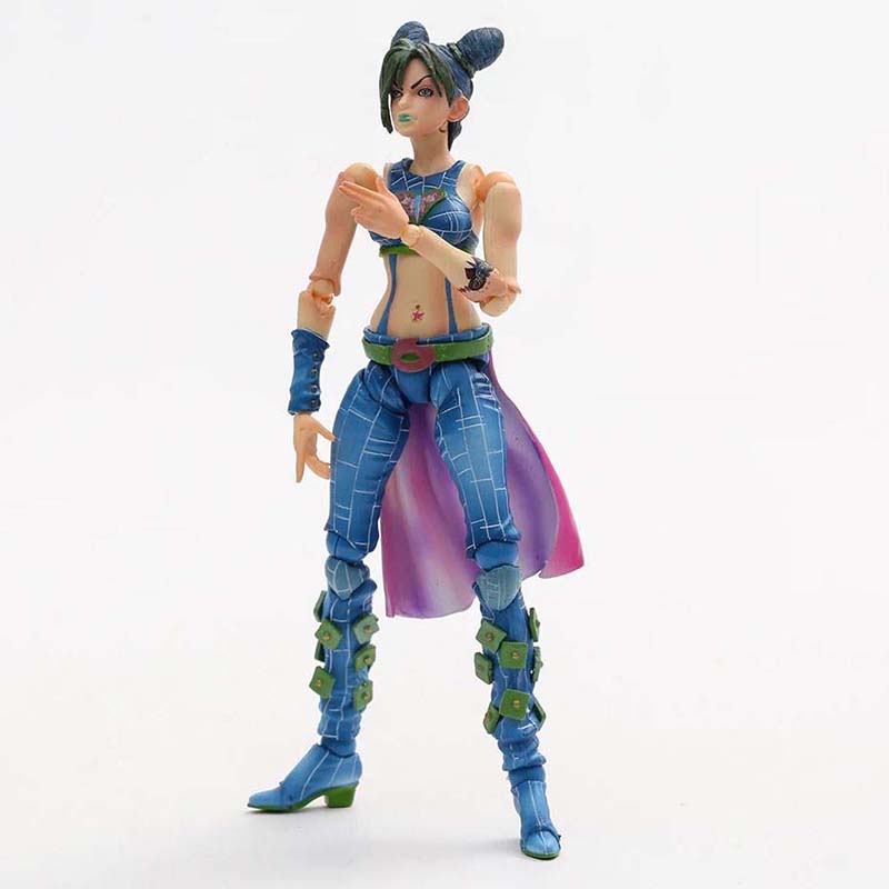 JoJo s Bizarre Adventure Jolyne Cujoh Action Figure Toy 14cm