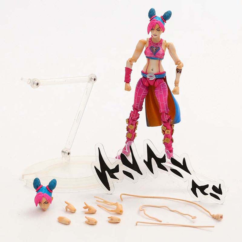 JoJo s Bizarre Adventure Jolyne Cujoh Action Figure Toy 15cm