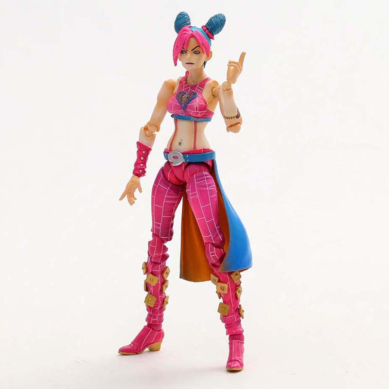 JoJo s Bizarre Adventure Jolyne Cujoh Action Figure Toy 15cm