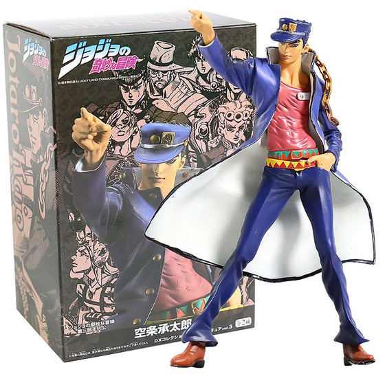 JoJo s Bizarre Adventure Kujo Jotaro Action Figure Model Toy 18cm