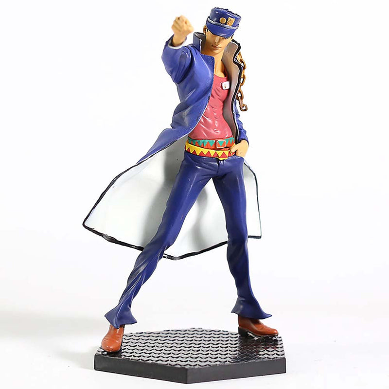 JoJo s Bizarre Adventure Kujo Jotaro Action Figure Model Toy 18cm