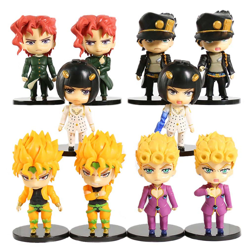 JoJo s Bizarre Adventure Q Ver Action Figure Model Toy 5pcs