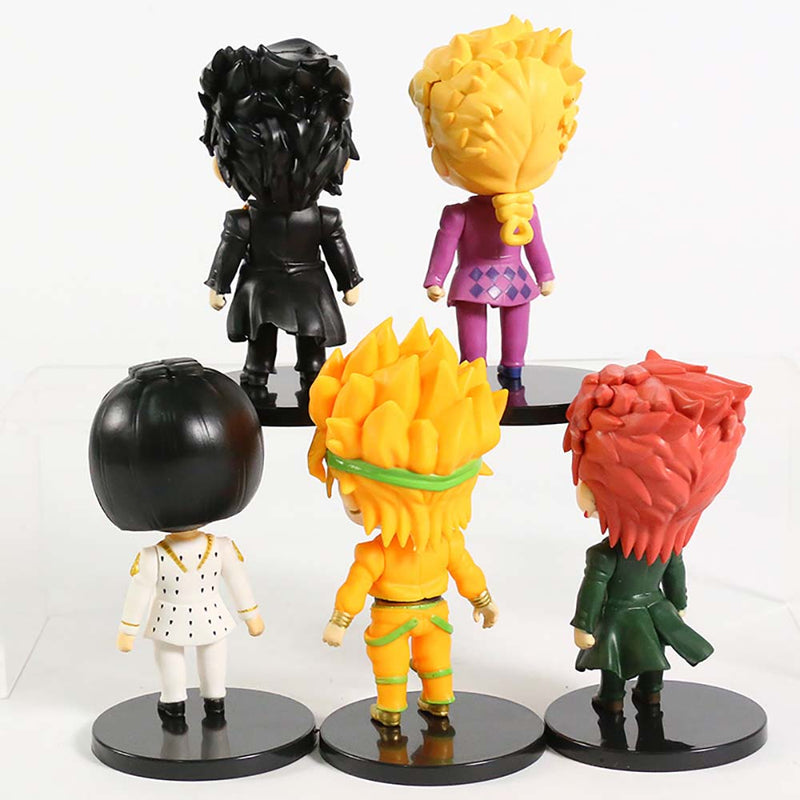 JoJo s Bizarre Adventure Q Ver Action Figure Model Toy 5pcs