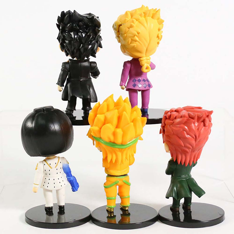 JoJo s Bizarre Adventure Q Ver Action Figure Model Toy 5pcs