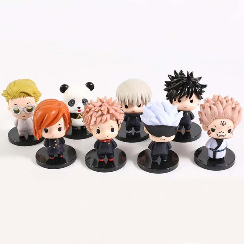 Jujutsu Kaisen Action Figure Collectible Model Toy 8pcs