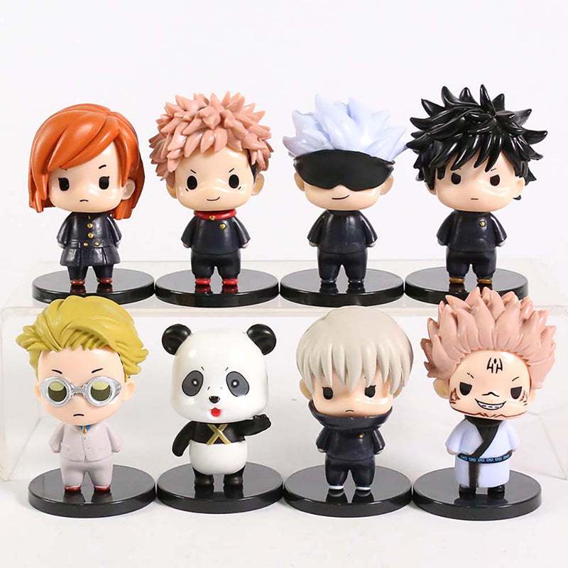 Jujutsu Kaisen Action Figure Collectible Model Toy 8pcs