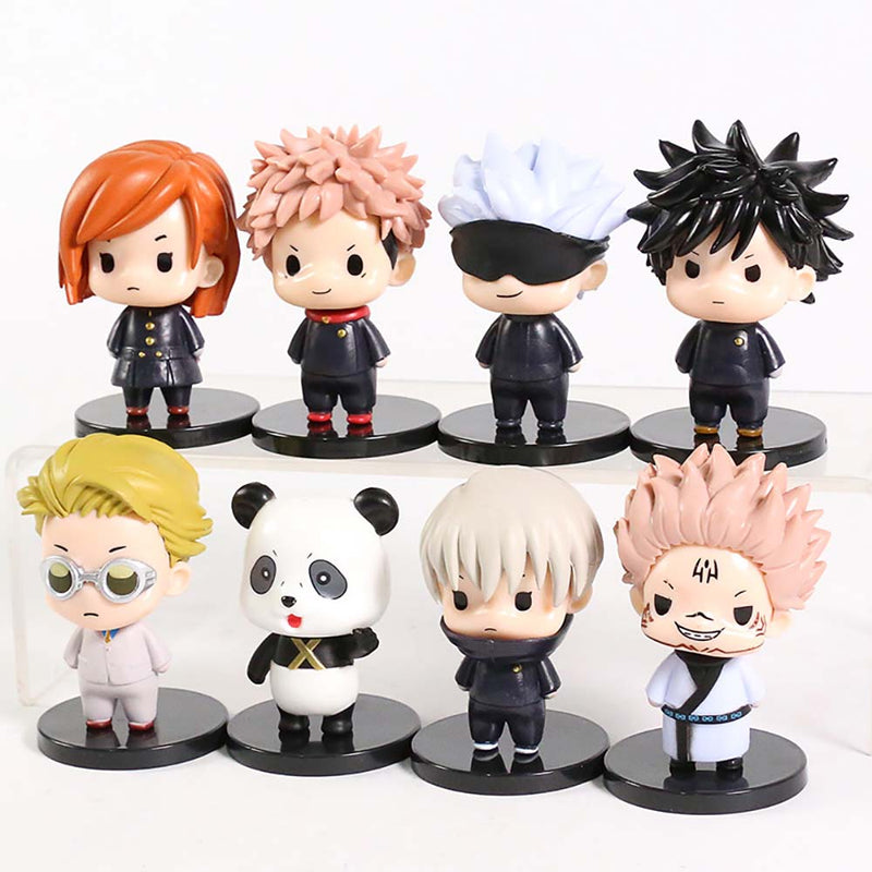 Jujutsu Kaisen Action Figure Collectible Model Toy 8pcs