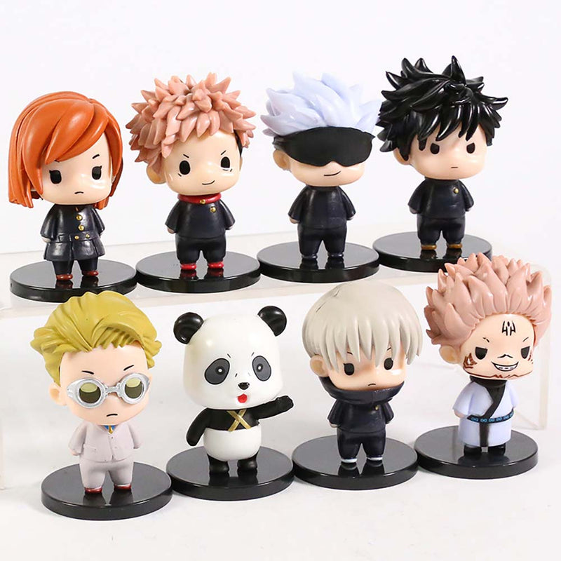 Jujutsu Kaisen Action Figure Collectible Model Toy 8pcs