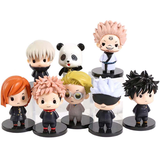 Jujutsu Kaisen Action Figure Collectible Model Toy 8pcs