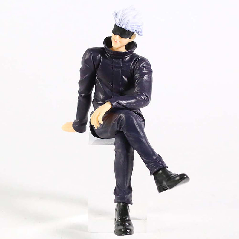 Jujutsu Kaisen Gojo Satoru Sitting Ver Action Figure Model Toy 13cm