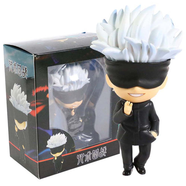 Jujutsu Kaisen Gojo Satoru with Patch Action Figure Model Toy 11cm