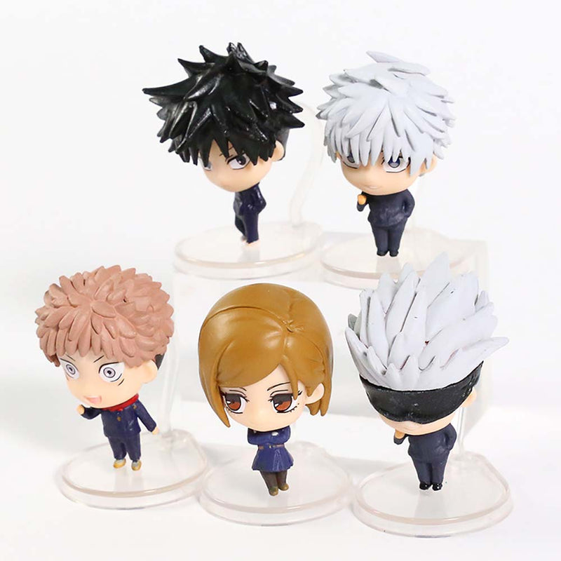 Jujutsu Kaisen Itadori Yuji Fushiguro Megumi Kugisaki Nobara Gojo Satoru Action Figure 5pcs