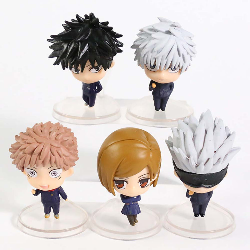 Jujutsu Kaisen Itadori Yuji Fushiguro Megumi Kugisaki Nobara Gojo Satoru Action Figure 5pcs