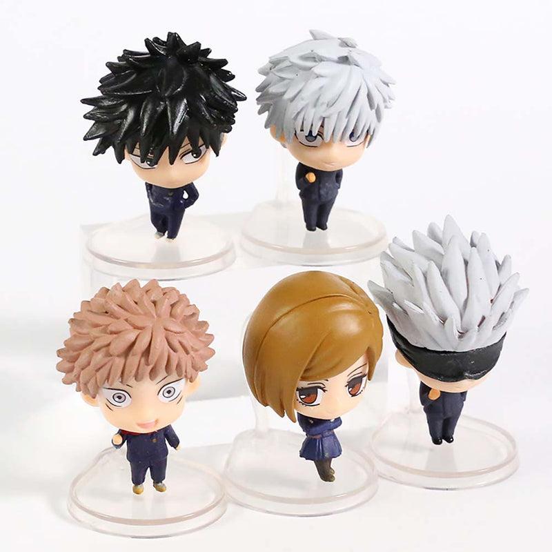 Jujutsu Kaisen Itadori Yuji Fushiguro Megumi Kugisaki Nobara Gojo Satoru Action Figure 5pcs