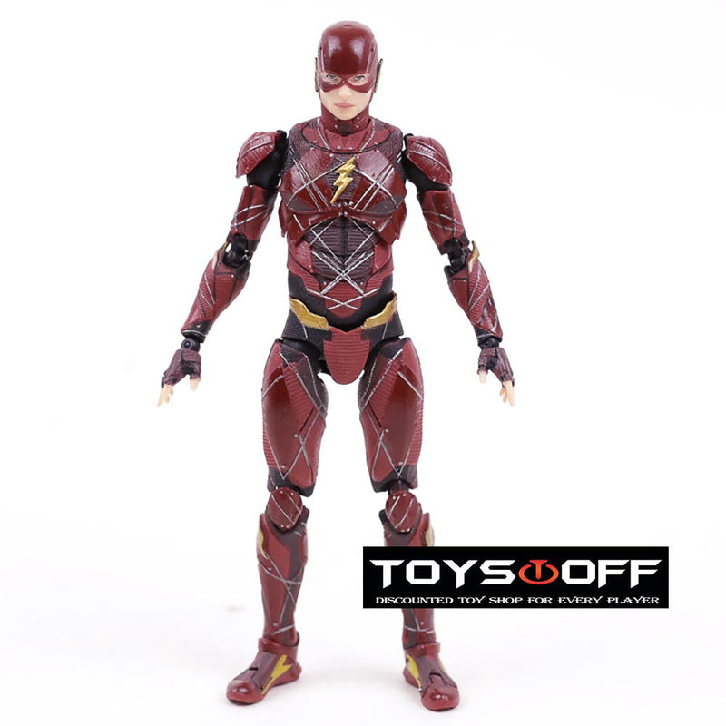 Justic League MAFEX 058 The Flash Action Figure Model Toy 16cm