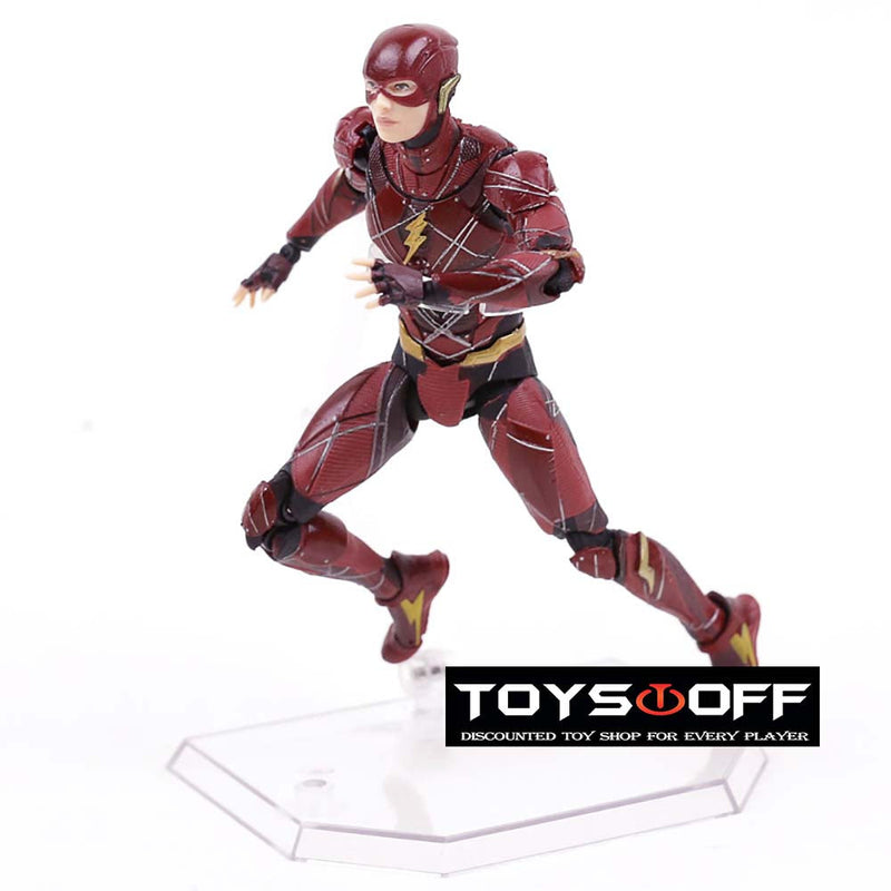 Justic League MAFEX 058 The Flash Action Figure Model Toy 16cm