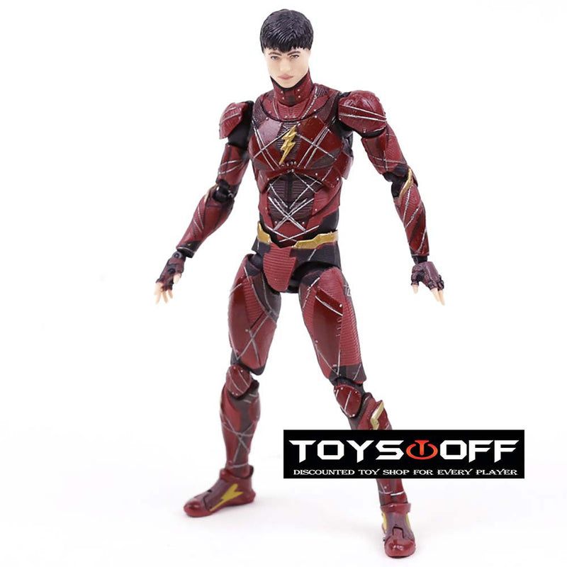 Justic League MAFEX 058 The Flash Action Figure Model Toy 16cm