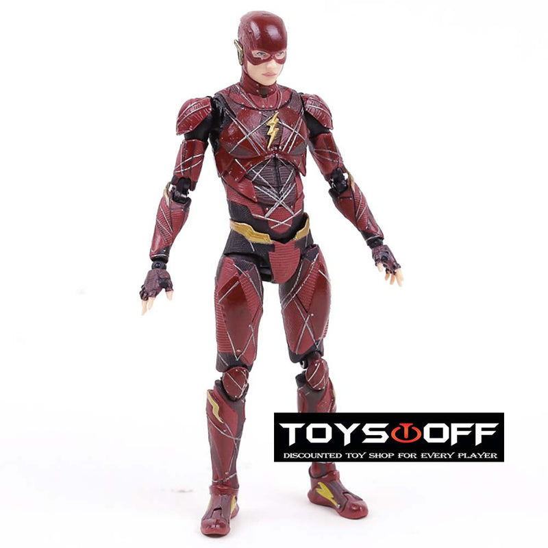 Justic League MAFEX 058 The Flash Action Figure Model Toy 16cm